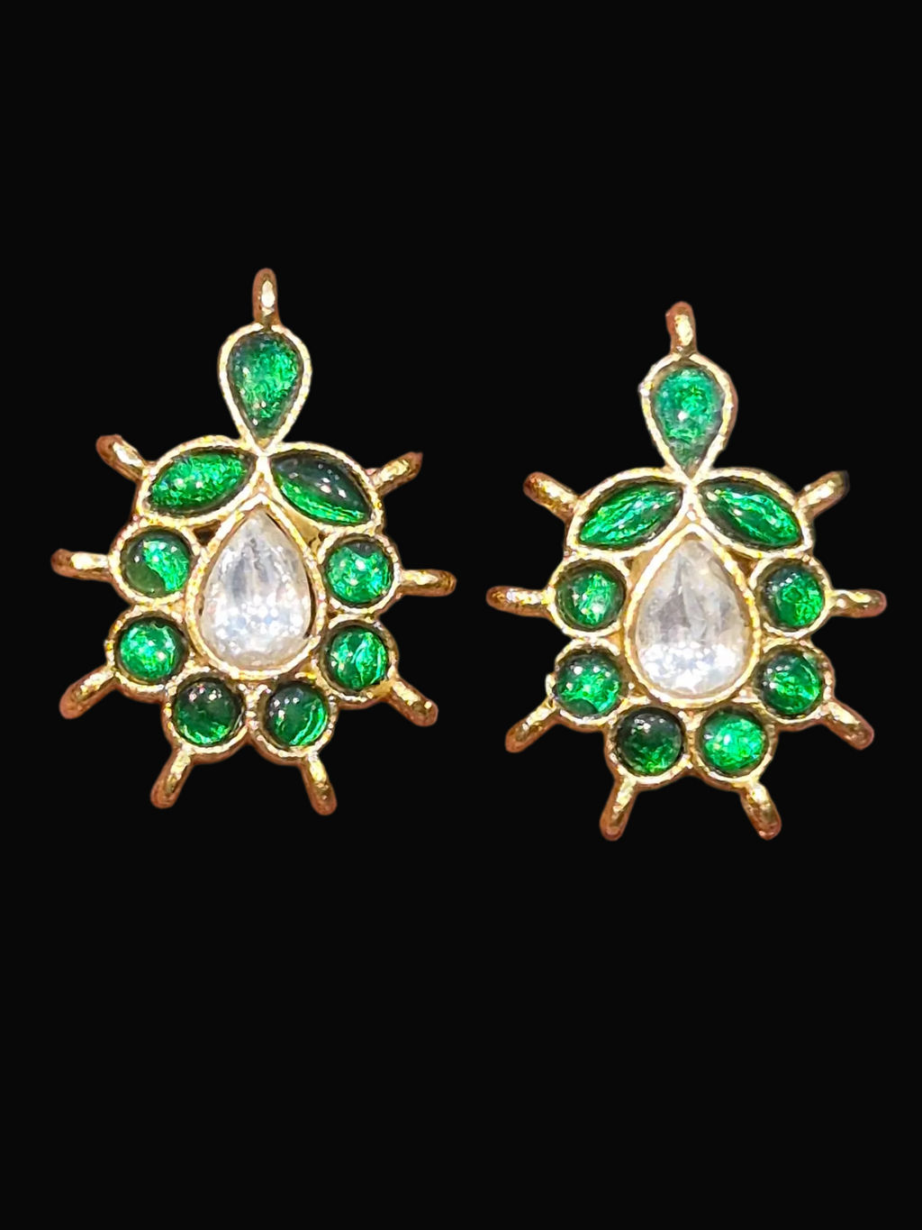 Jadau tops || 20 stones || 1 pair pack