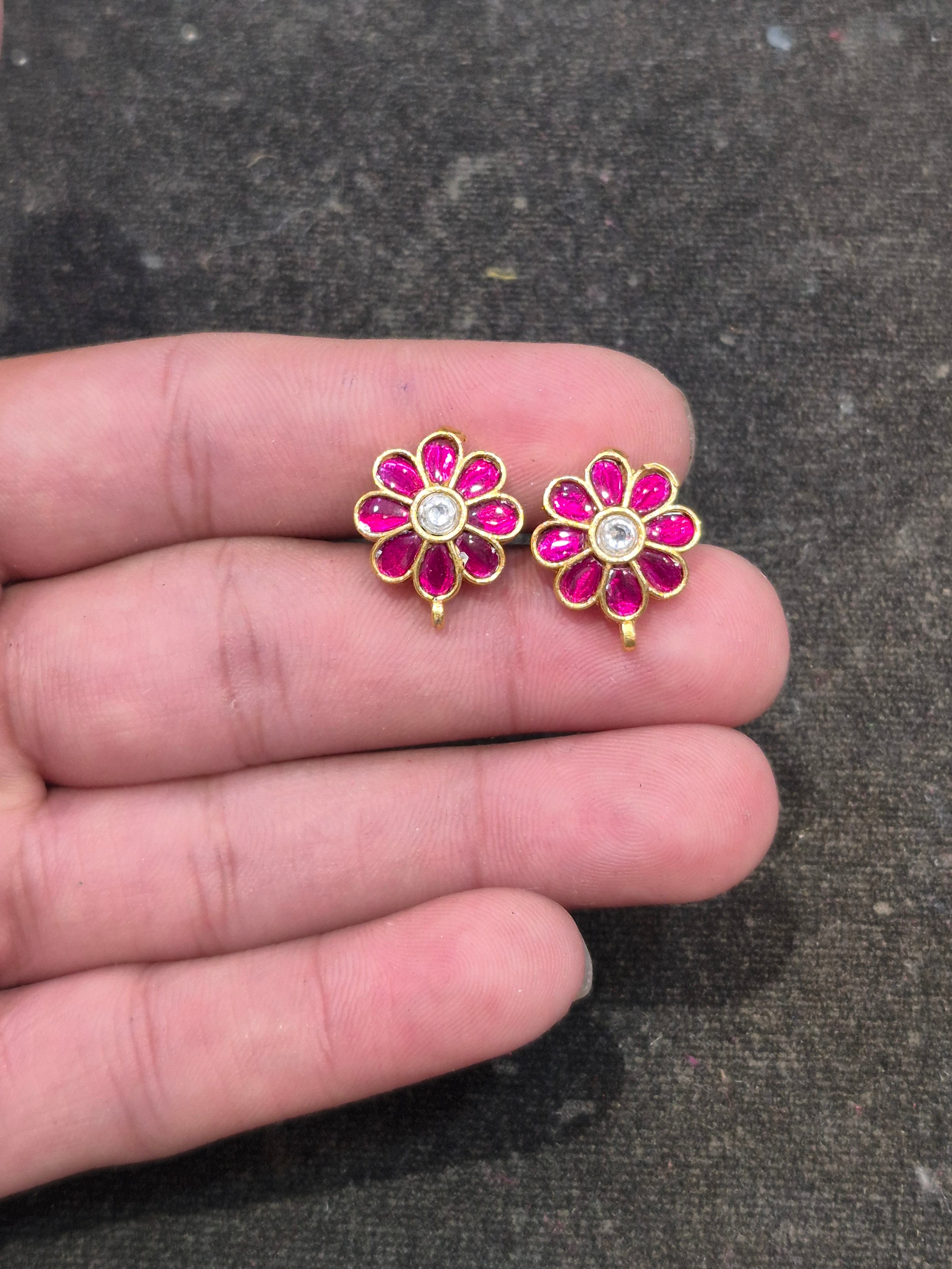 Jadau tops || 18 stones || 1 pair pack