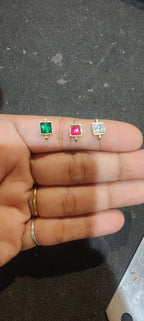 Single Stone Jadau Kundan|| 12 piece packing & 100 piece packing