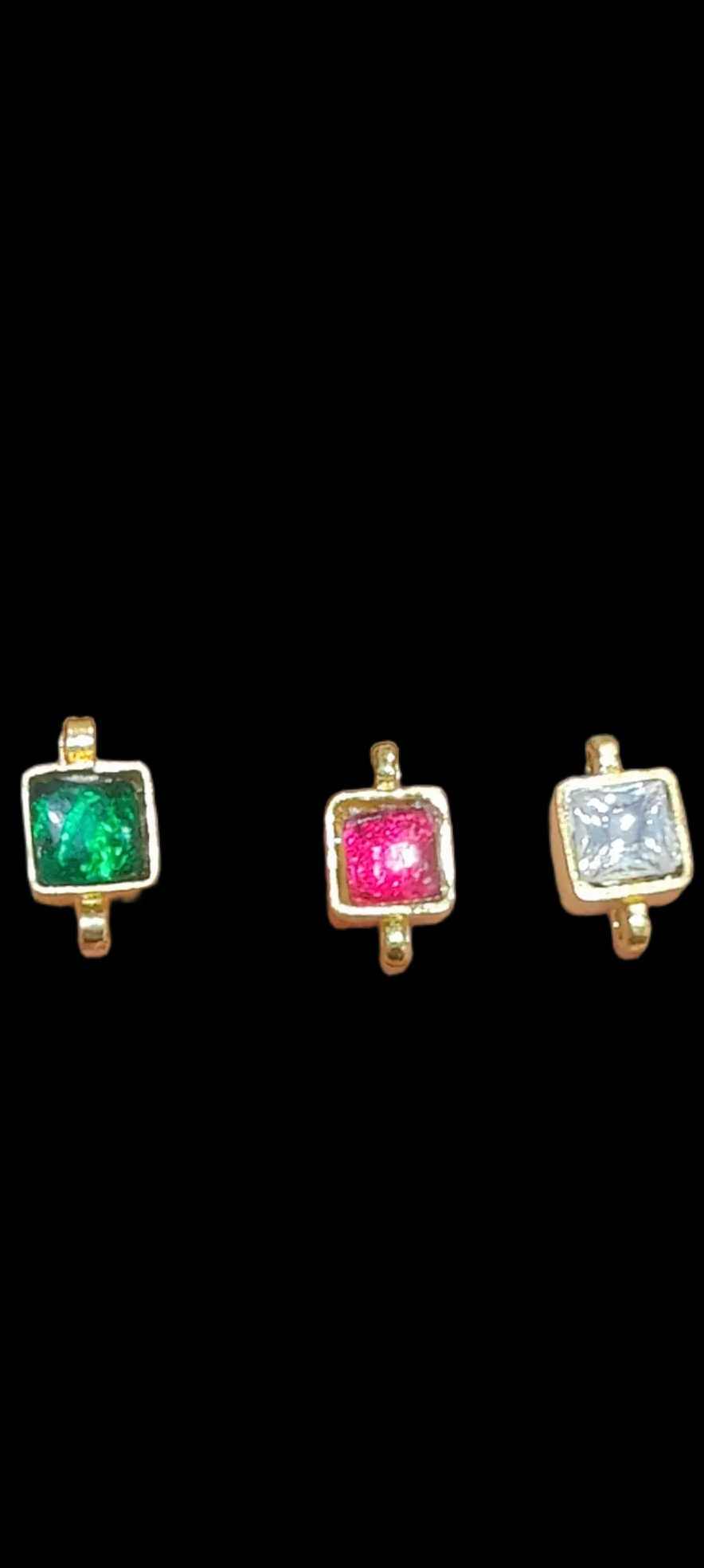 Single Stone Jadau Kundan|| 12 piece packing & 100 piece packing