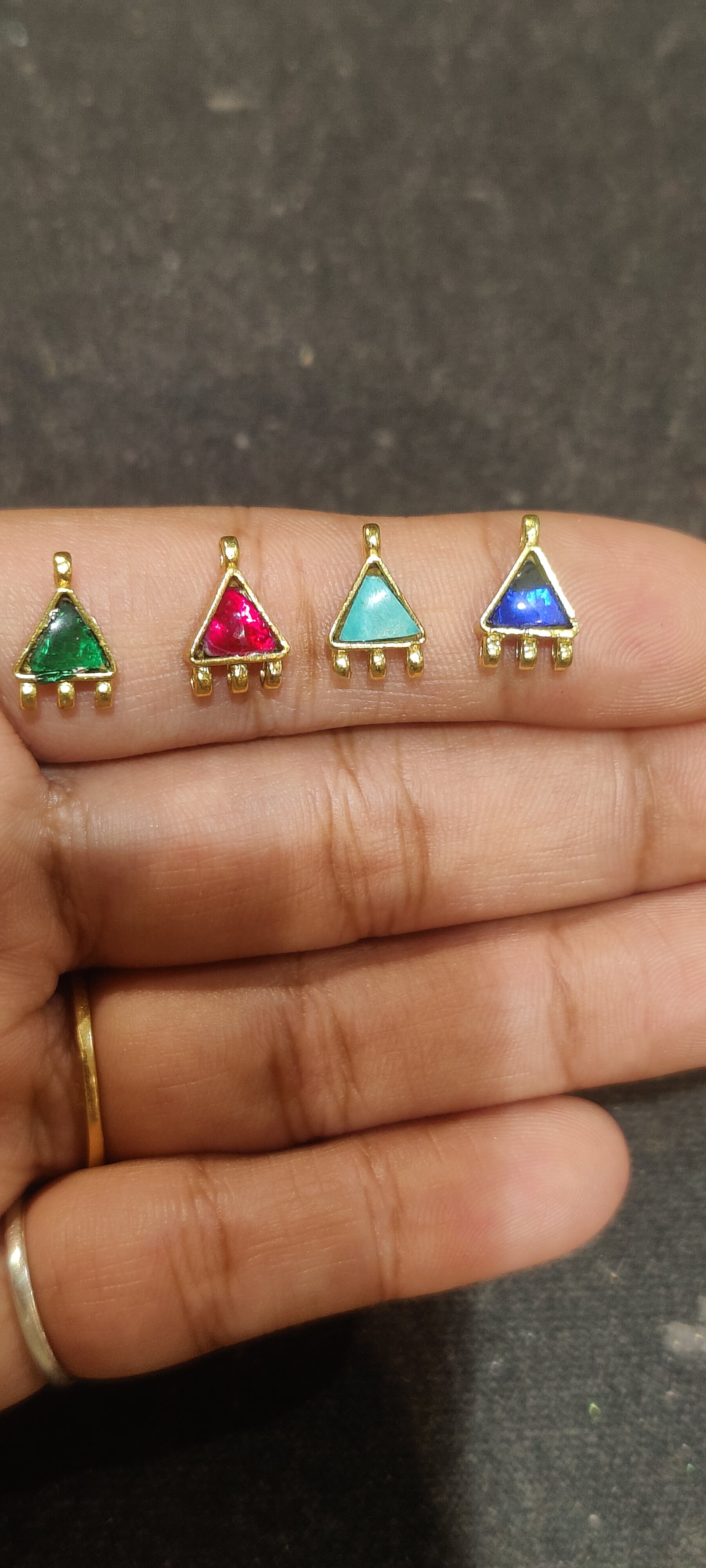 Single Stone Jadau Kundan|| 12 piece packing & 100 piece packing