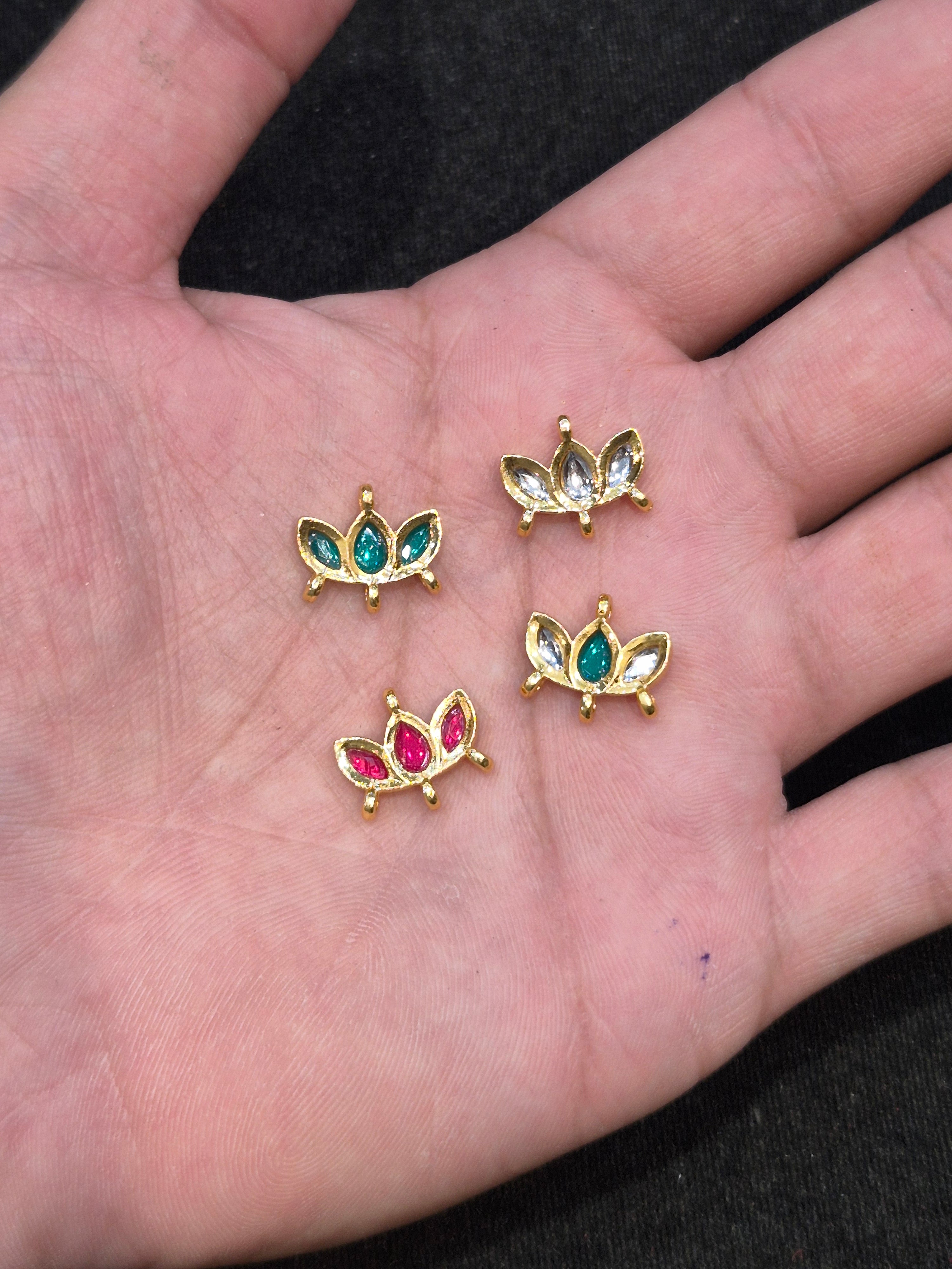 Meena kundan || 12 piece pack ||