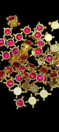 Single Stone Jadau Kundan|| 12 piece packing & 50 piece packing