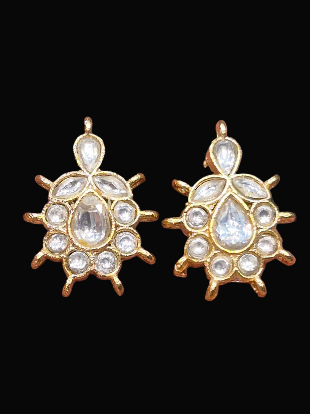 Jadau tops || 20 stones || 1 pair pack