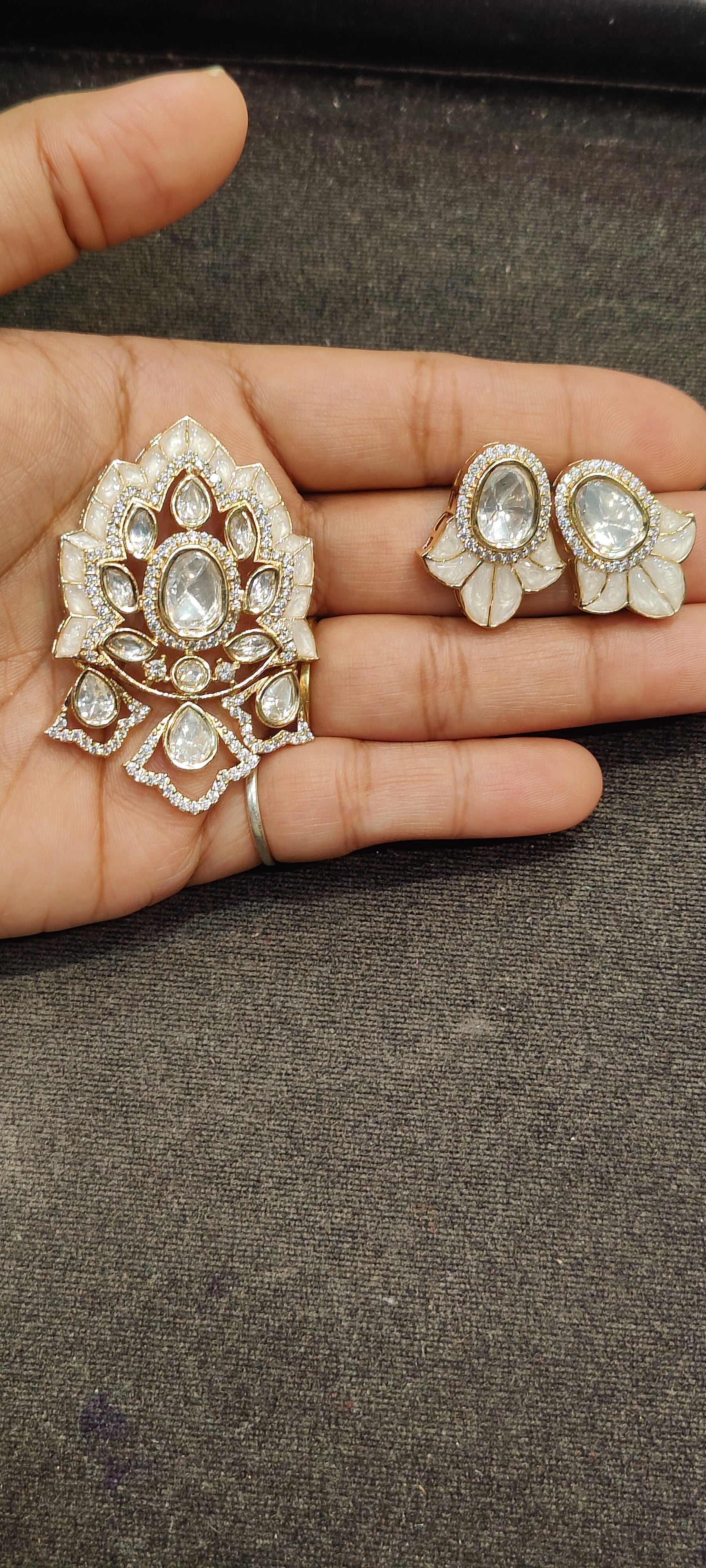 Pendant earring set || 1 set packing
