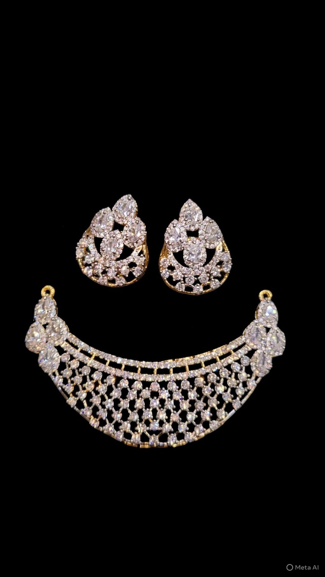 AD pendant earring set ||1 set packing