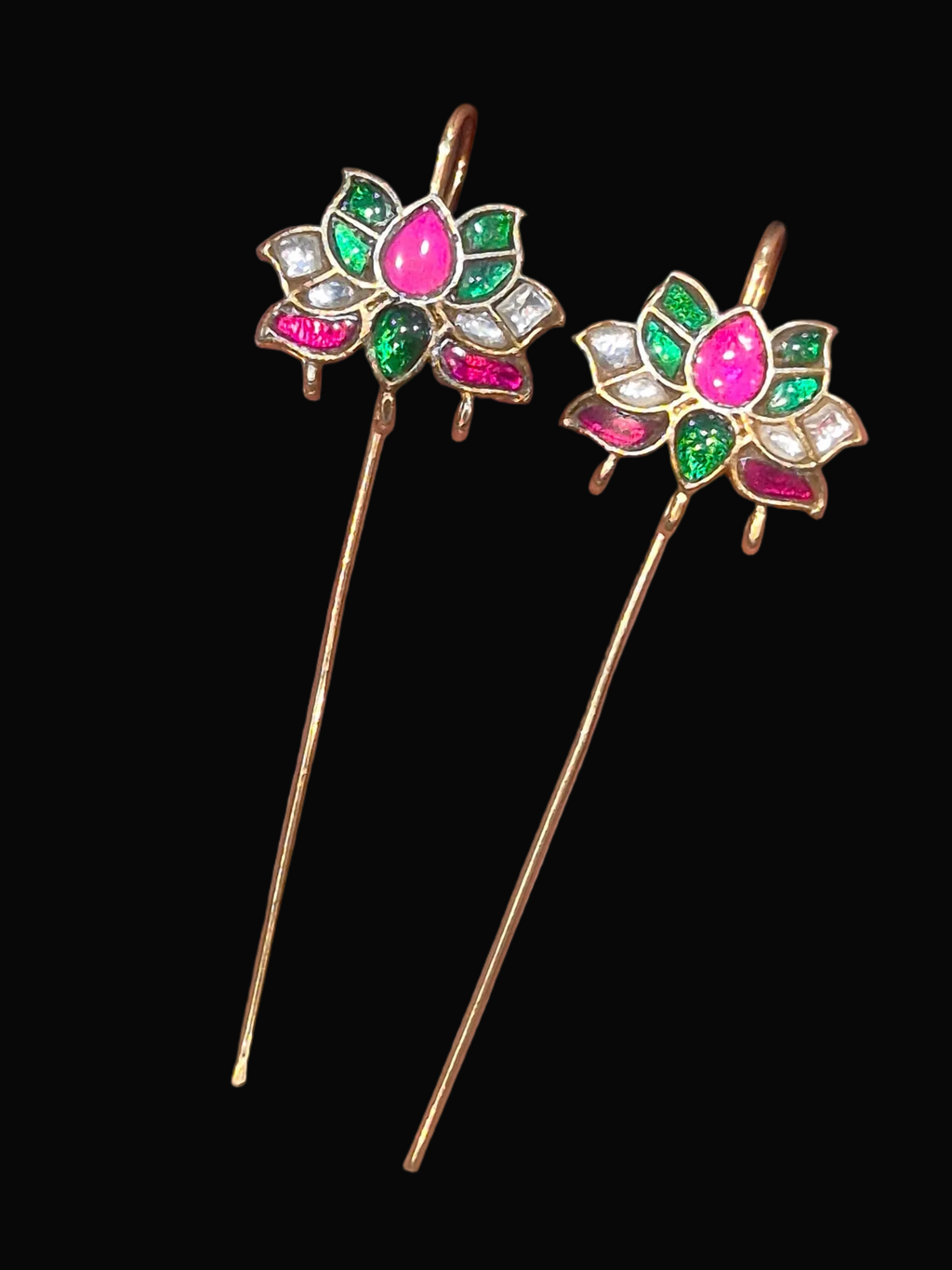 Jadau lotus bugadi || 1 pair pack ||