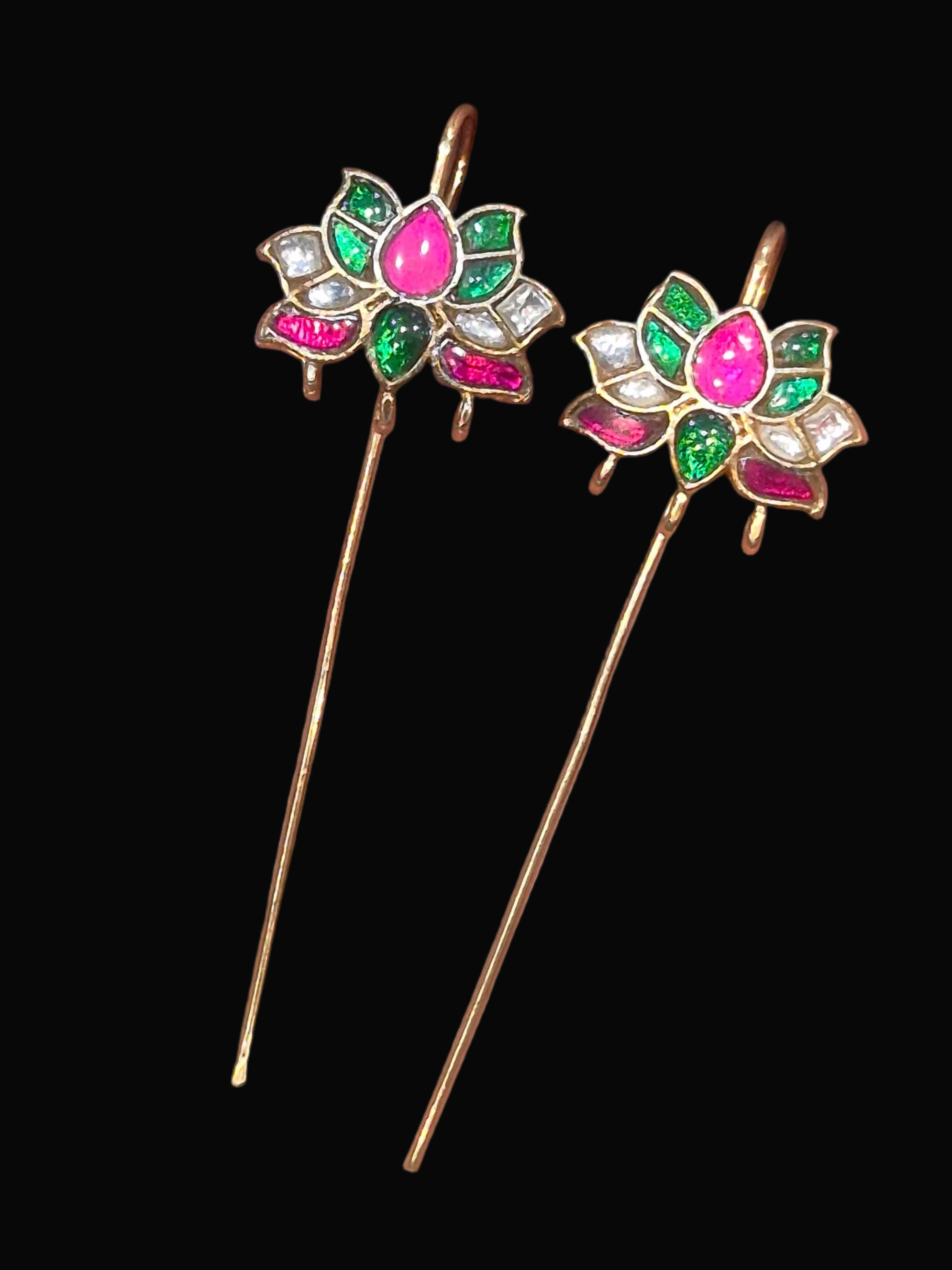 Jadau lotus bugadi || 1 pair pack ||