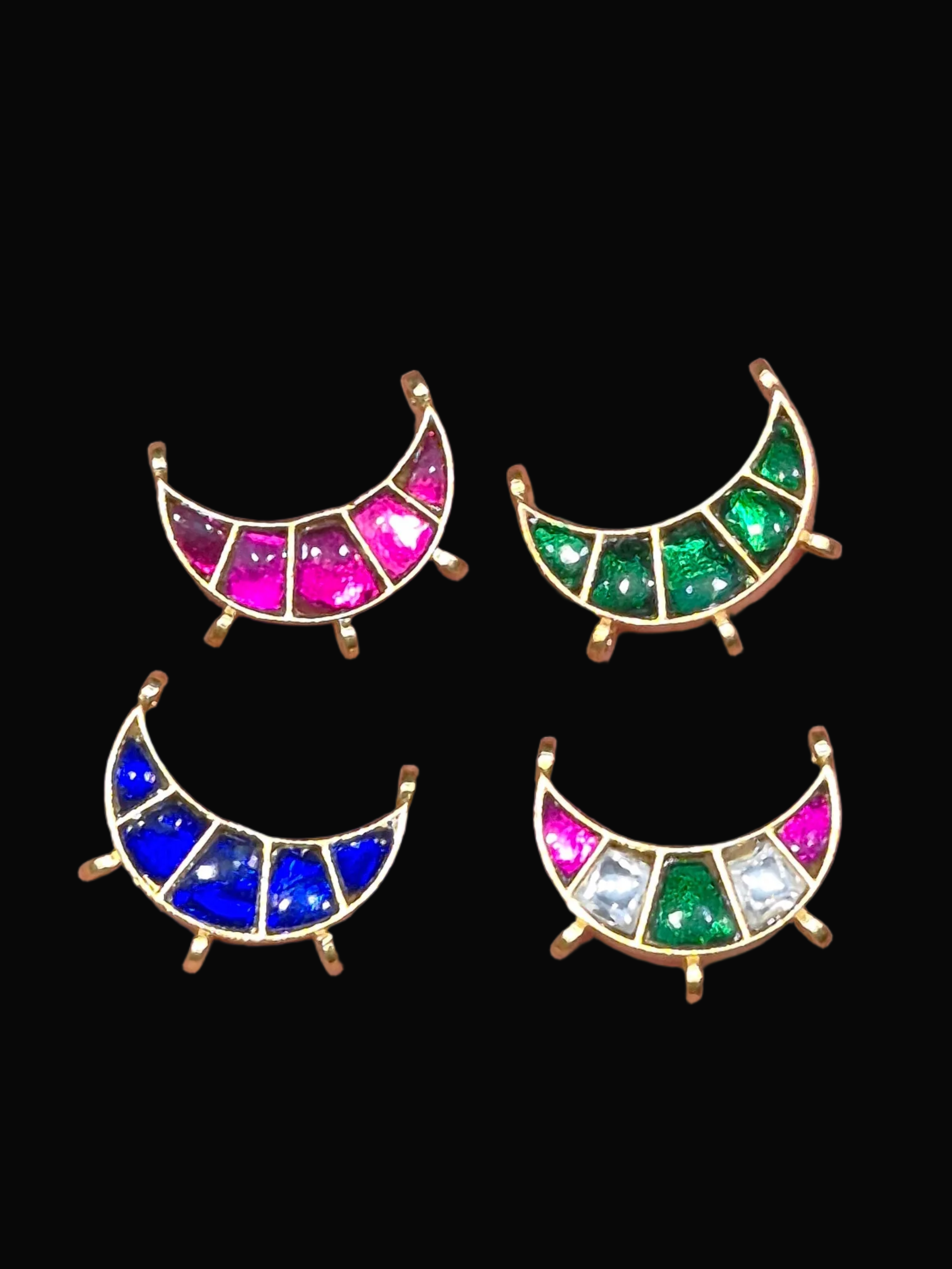 Jadau kundan|| 1 piece and 6||pieces pack||