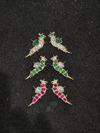 Jadau birds || 16 stones in a pair ||