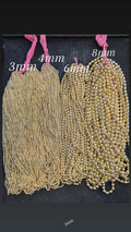 Golden moti || plastic pearls || 1200 beads in a bunch ||