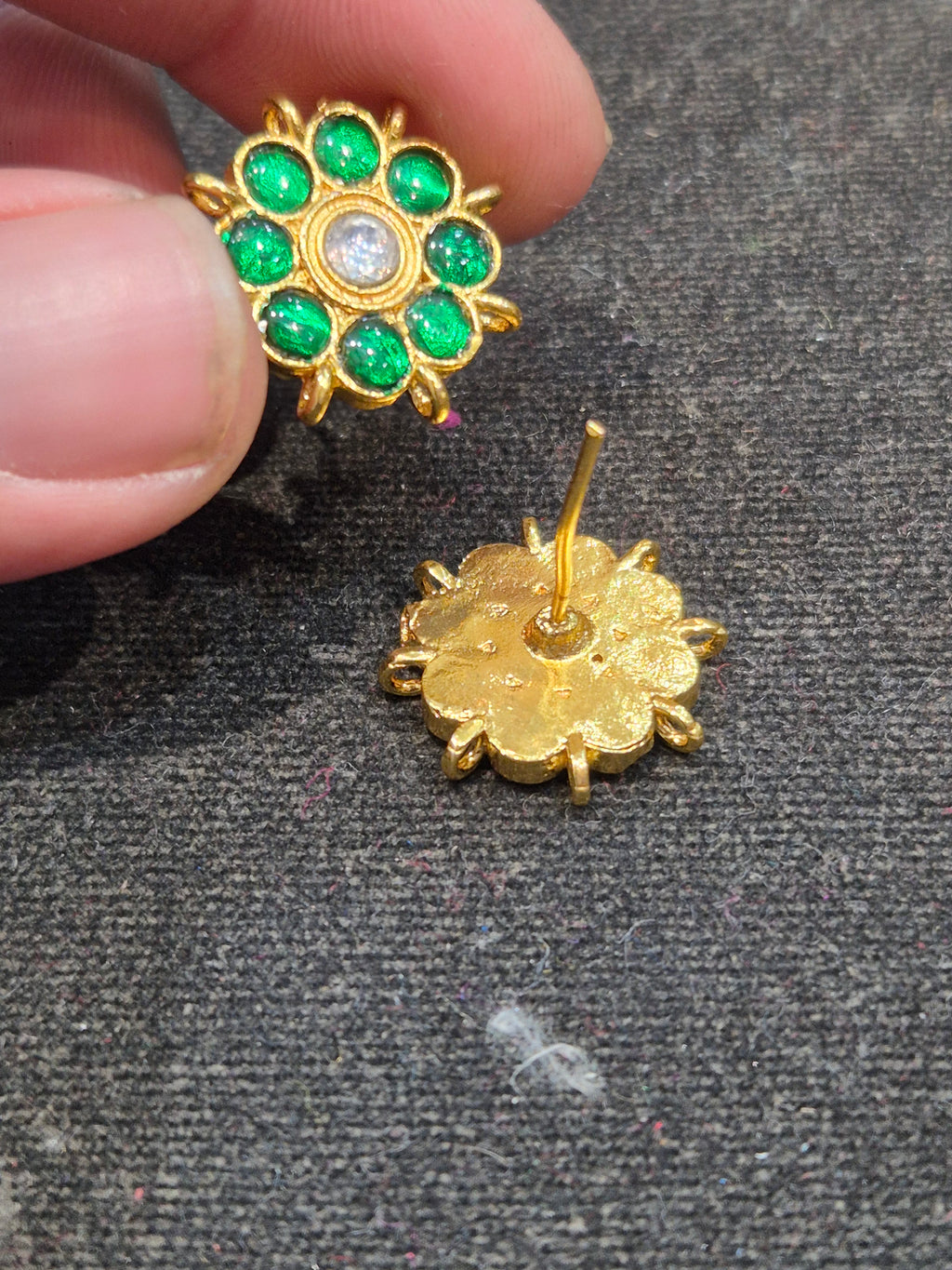 Jadau tops || 18 stones || 1 pair pack