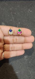 Single Stone Jadau Kundan|| 12 piece packing & 100 piece packing