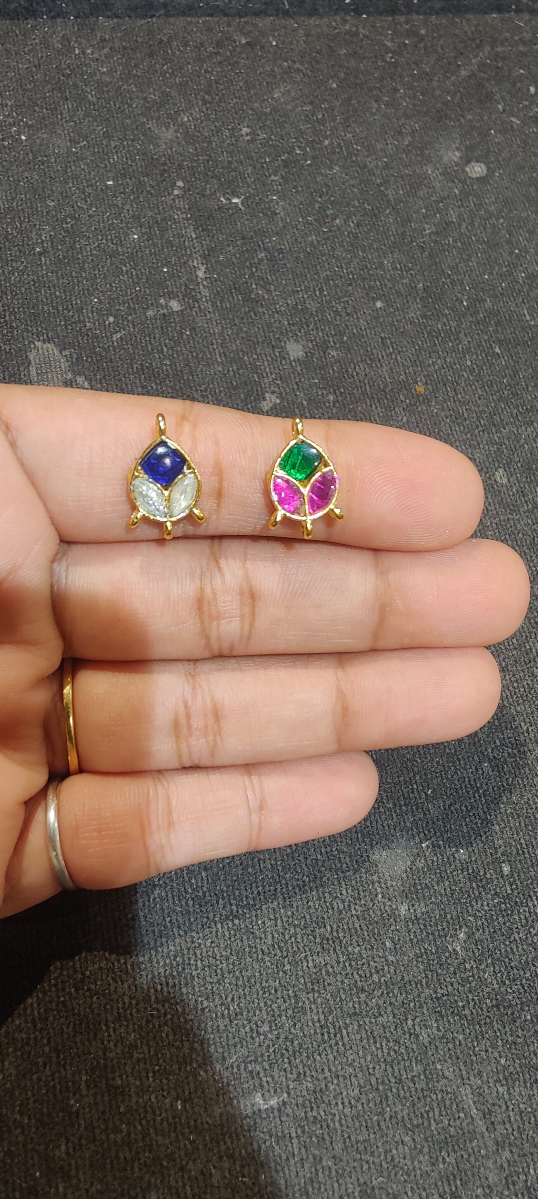 Single Stone Jadau Kundan|| 12 piece packing & 100 piece packing