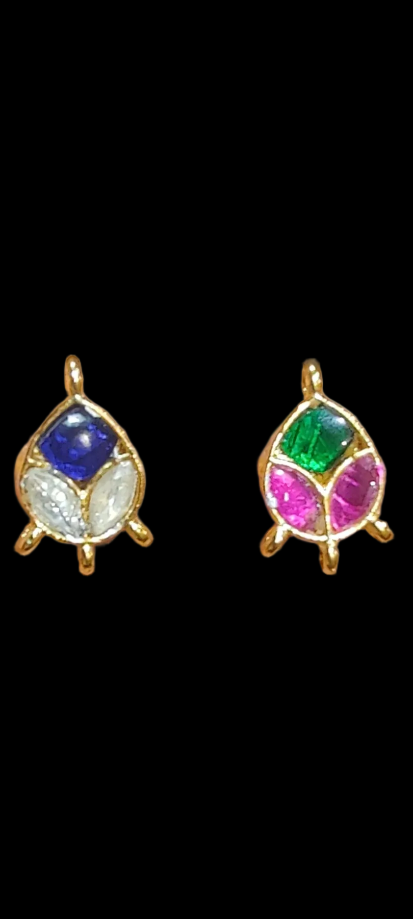 Single Stone Jadau Kundan|| 12 piece packing & 100 piece packing