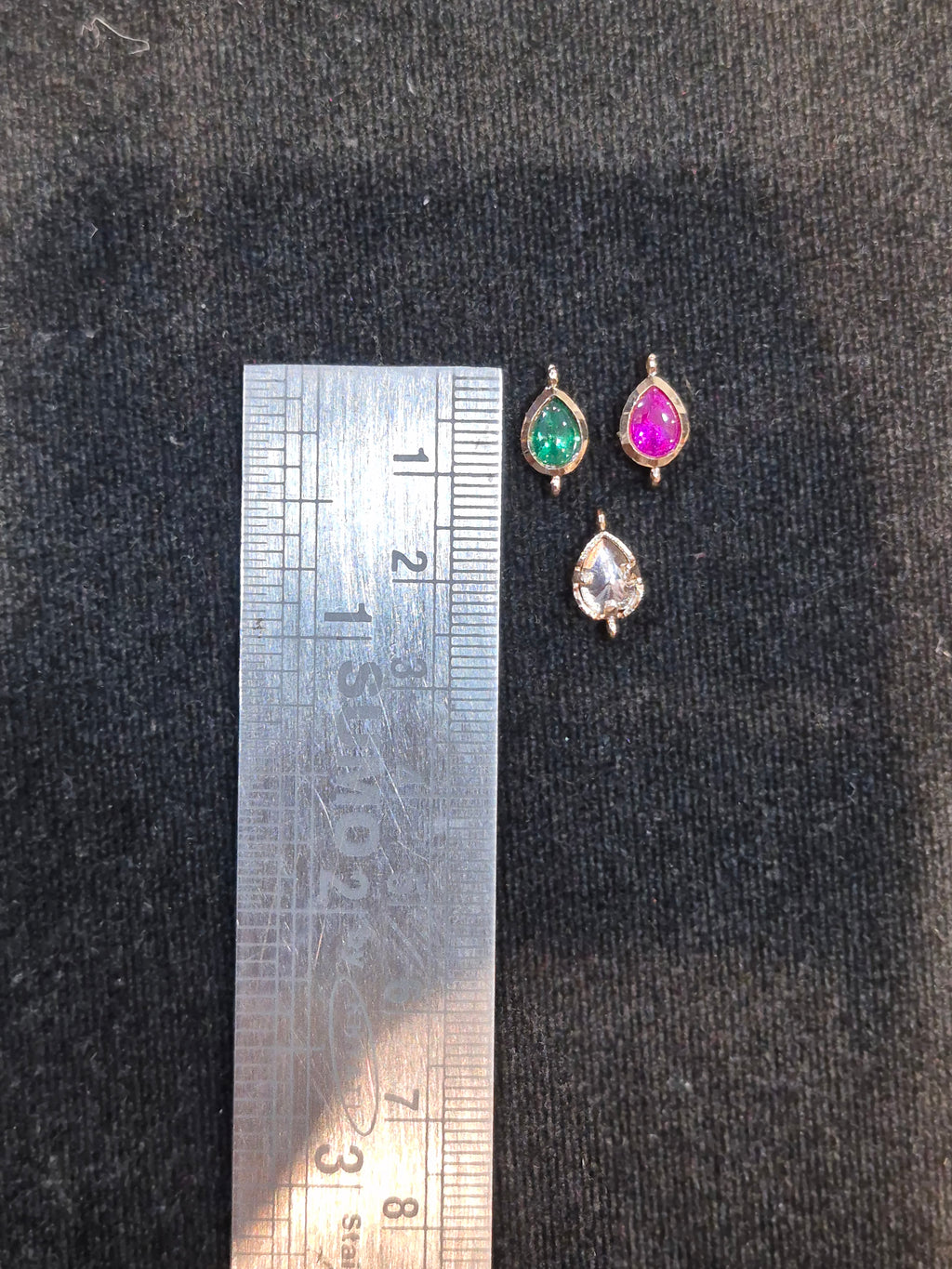 Premium moissanite pieces || 6 piece and 12 piece pack ||