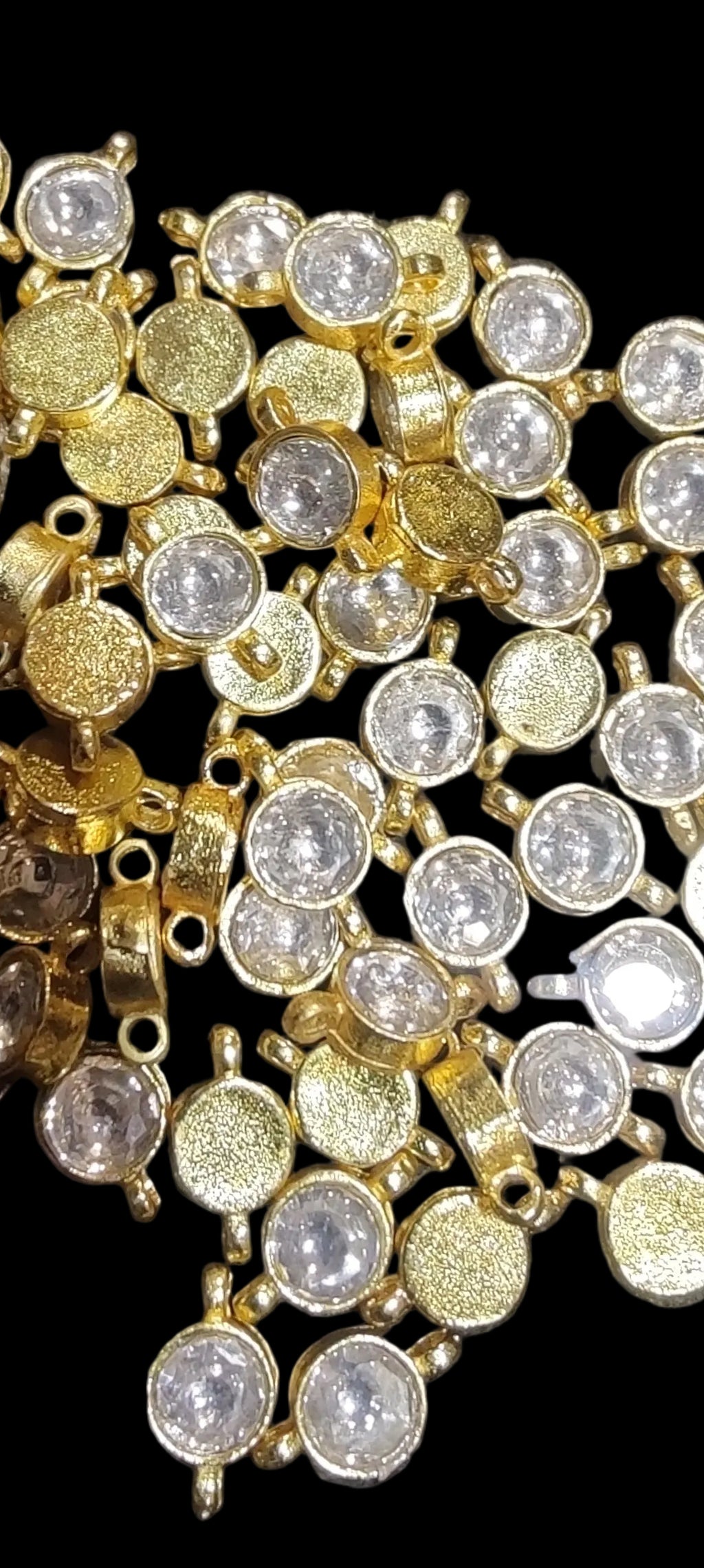 Single Stone Jadau Kundan|| 12 piece packing & 100 piece packing