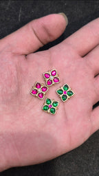 Jadau kundan || 5 stones ||