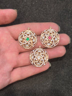 Polki pendant || 1 piece and 6 piece pack ||