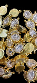 Single Stone Jadau Kundan|| 12 piece packing & 100 piece packing