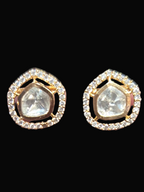 Polki tops 18k gold platted || 1 pair pack||