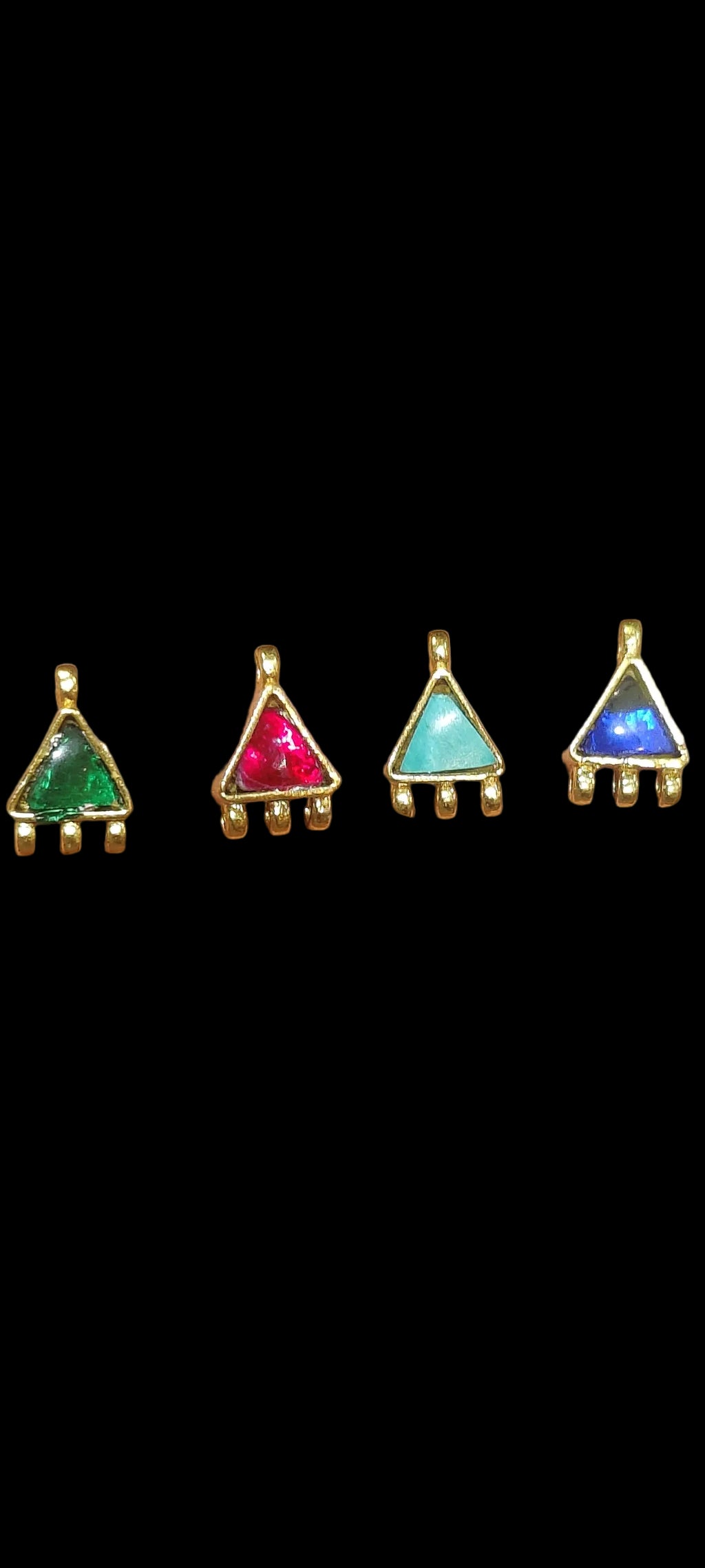 Single Stone Jadau Kundan|| 12 piece packing & 100 piece packing