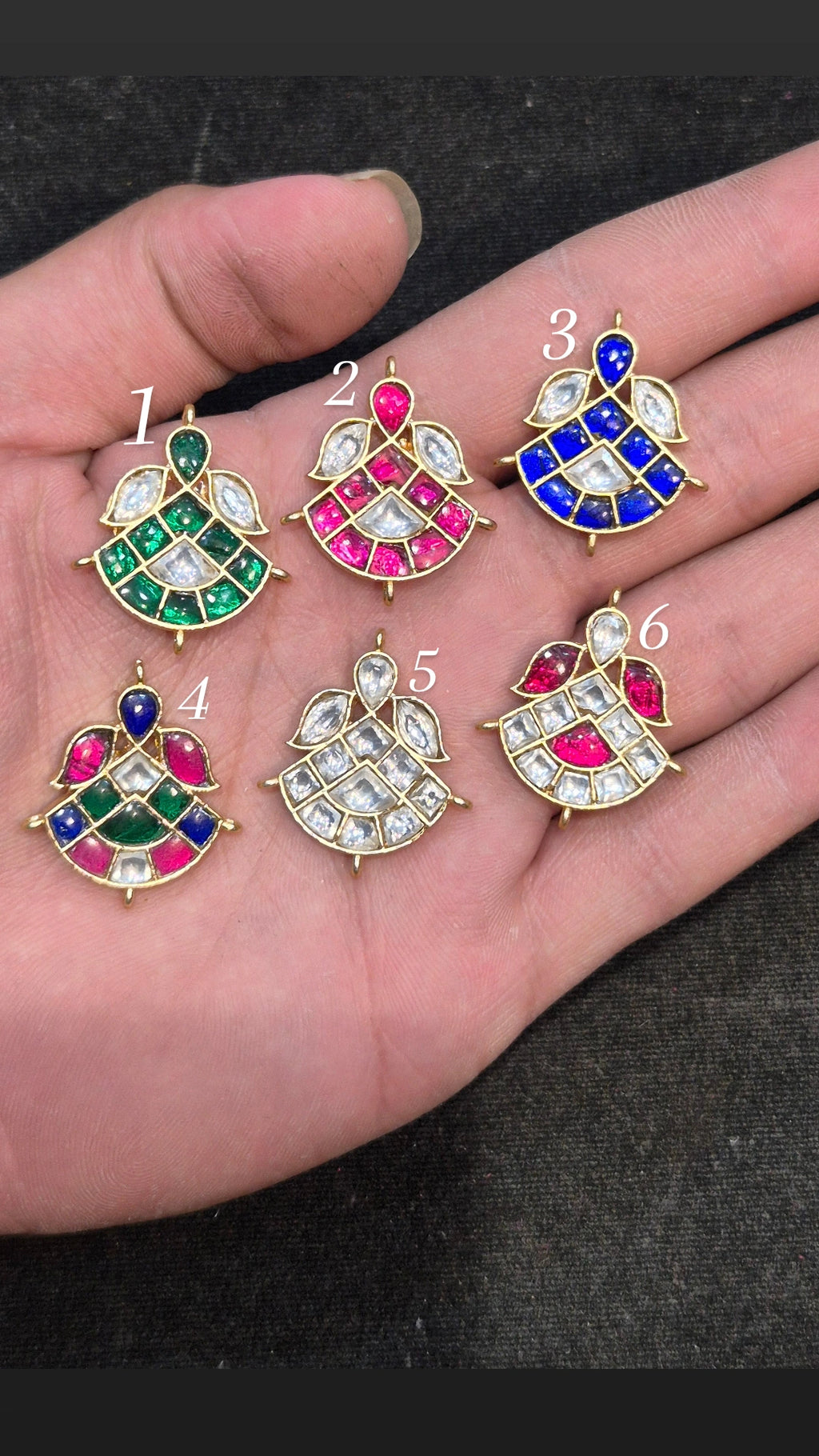 Jadau kundan || 12 stones ||