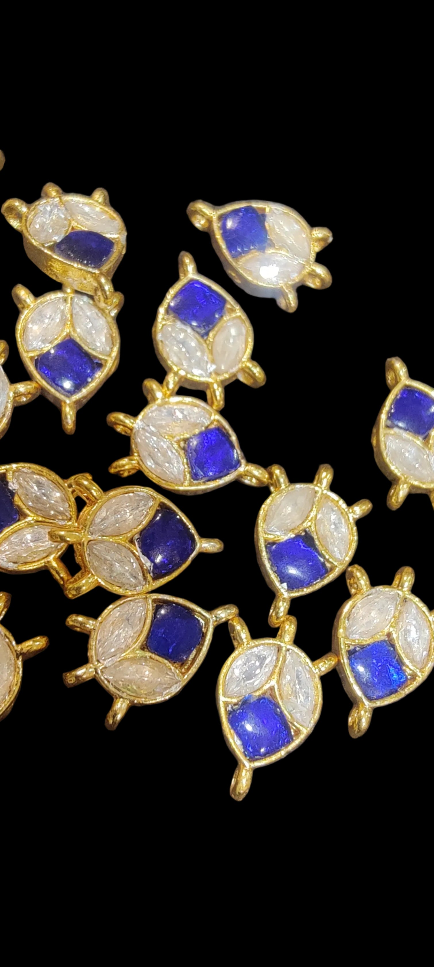 Single Stone Jadau Kundan|| 12 piece packing & 100 piece packing