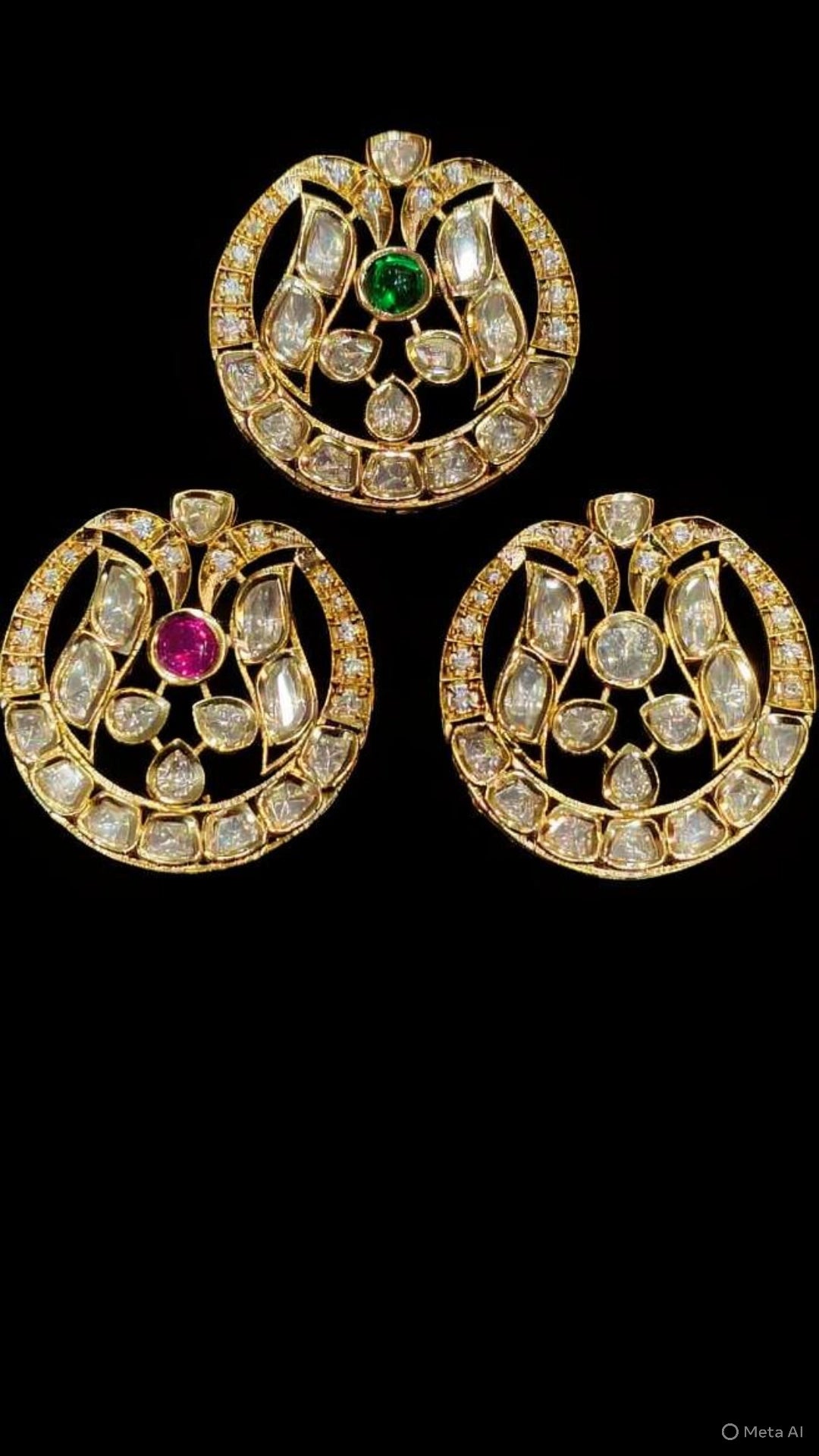 Polki Pendant || 1 piece packing