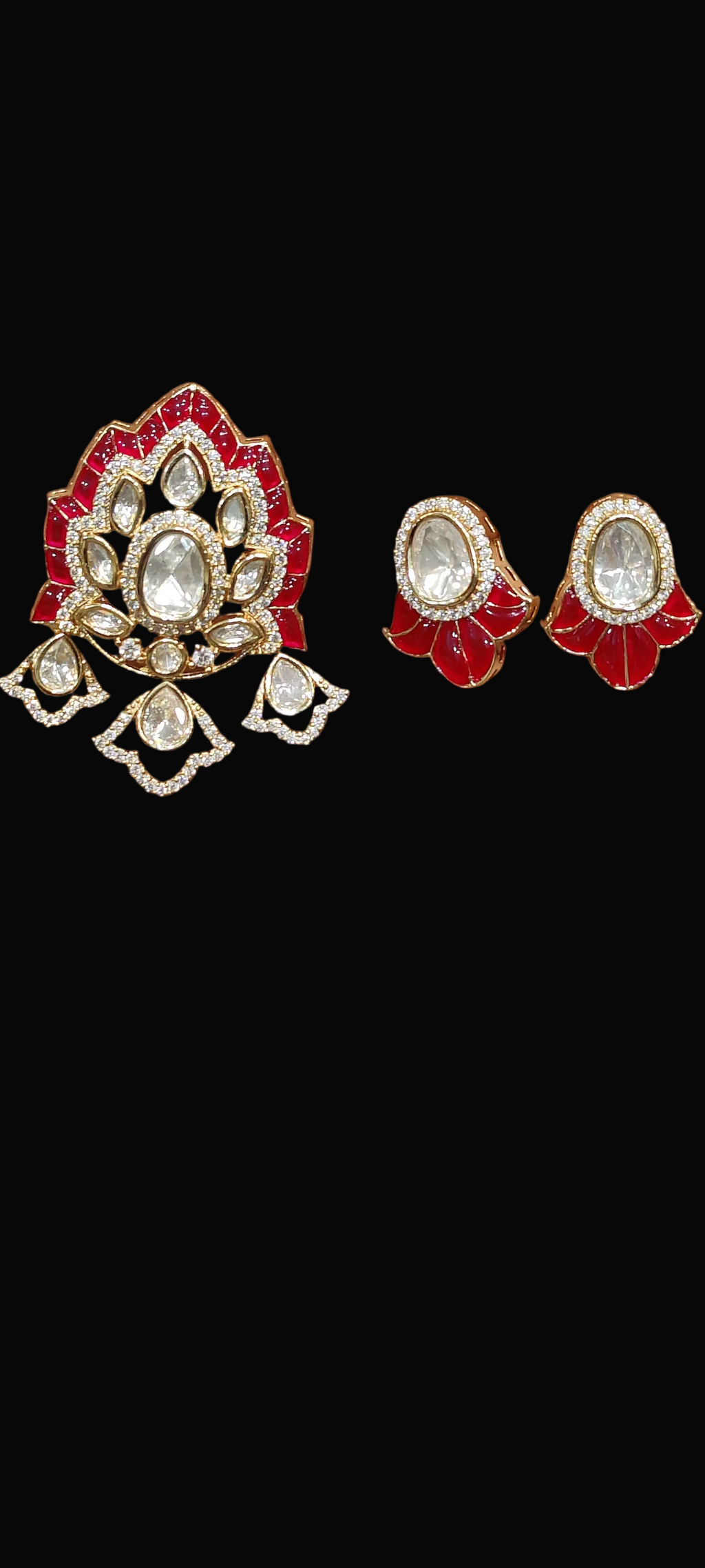 Pendant earring set || 1 set packing