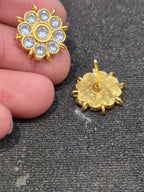 Jadau tops || 18 stones || 1 pair pack