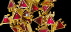 Single Stone Jadau Kundan|| 12 piece packing & 100 piece packing