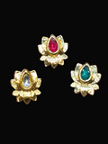 Lotus kundan|| 12 piece pack ||