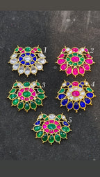 Big jadau pendant || 25 stones ||