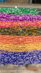 Crackle beads 8mm || 95+ beads ||