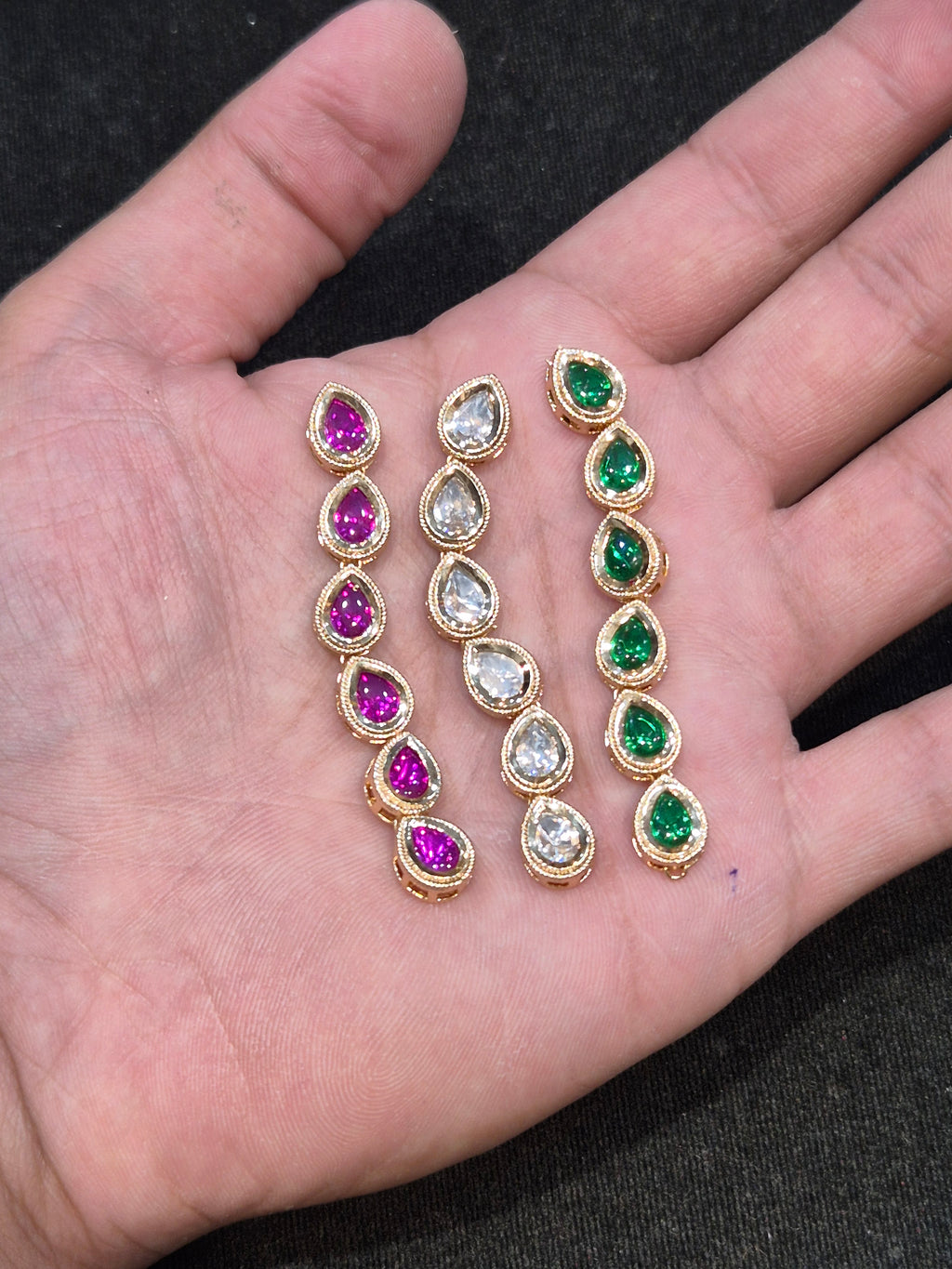 Polki Kundan pan || 1 piece and 6 pieces pack||