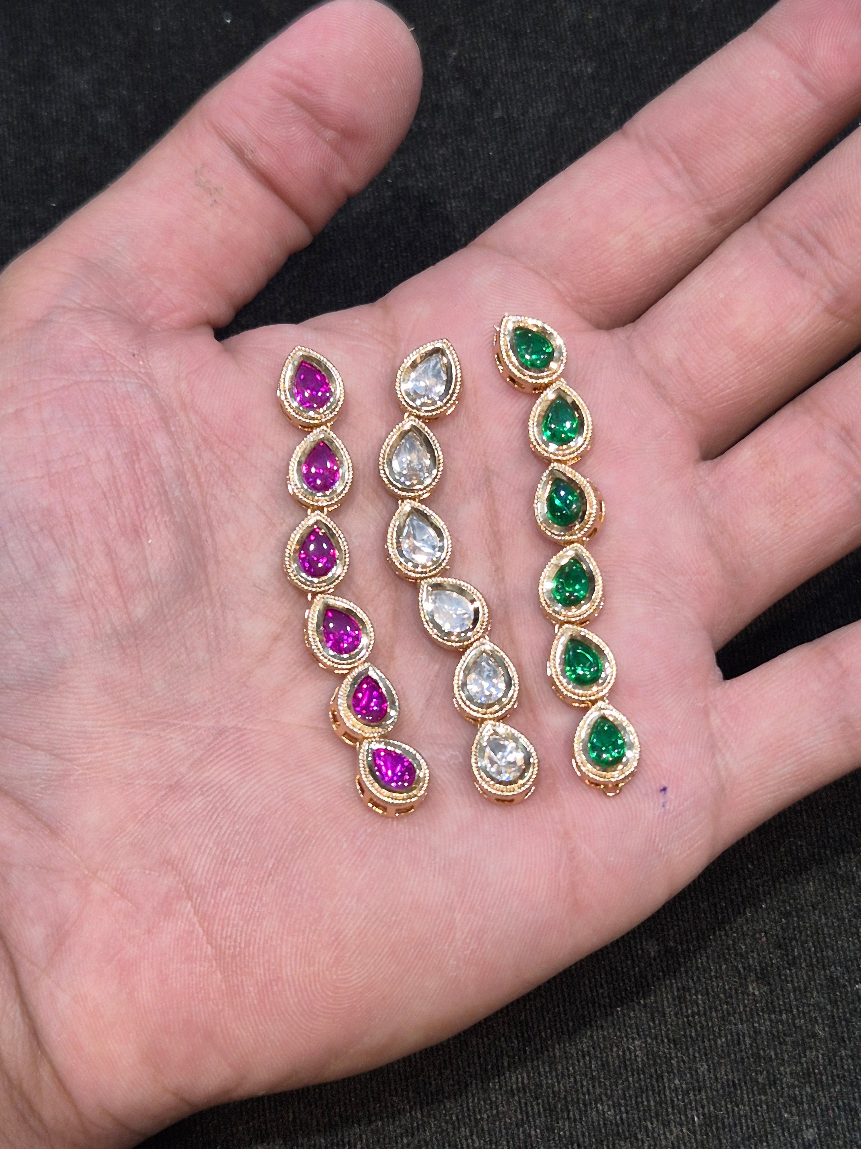 Polki Kundan pan || 1 piece and 6 pieces pack||