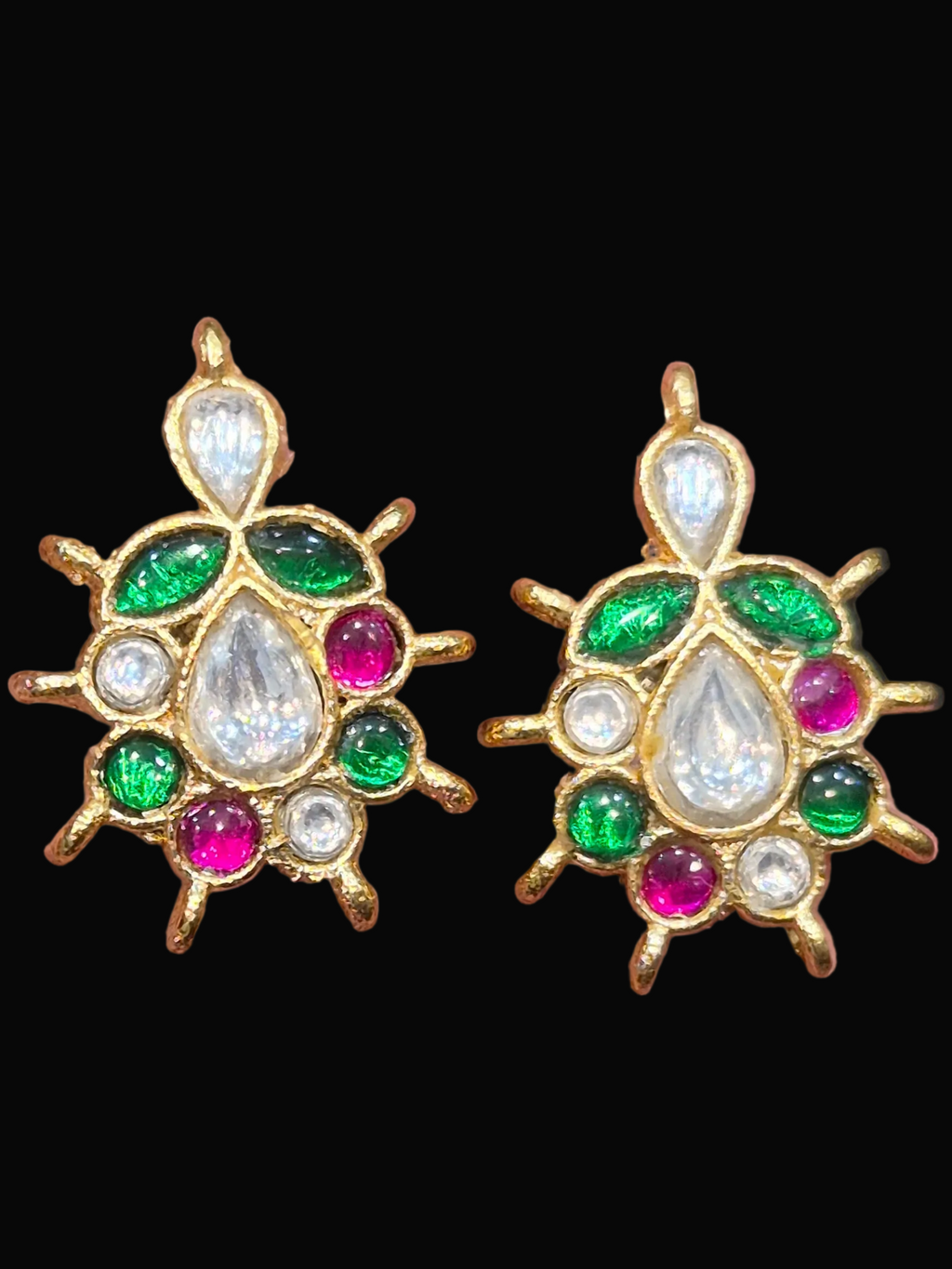 Jadau tops || 20 stones || 1 pair pack