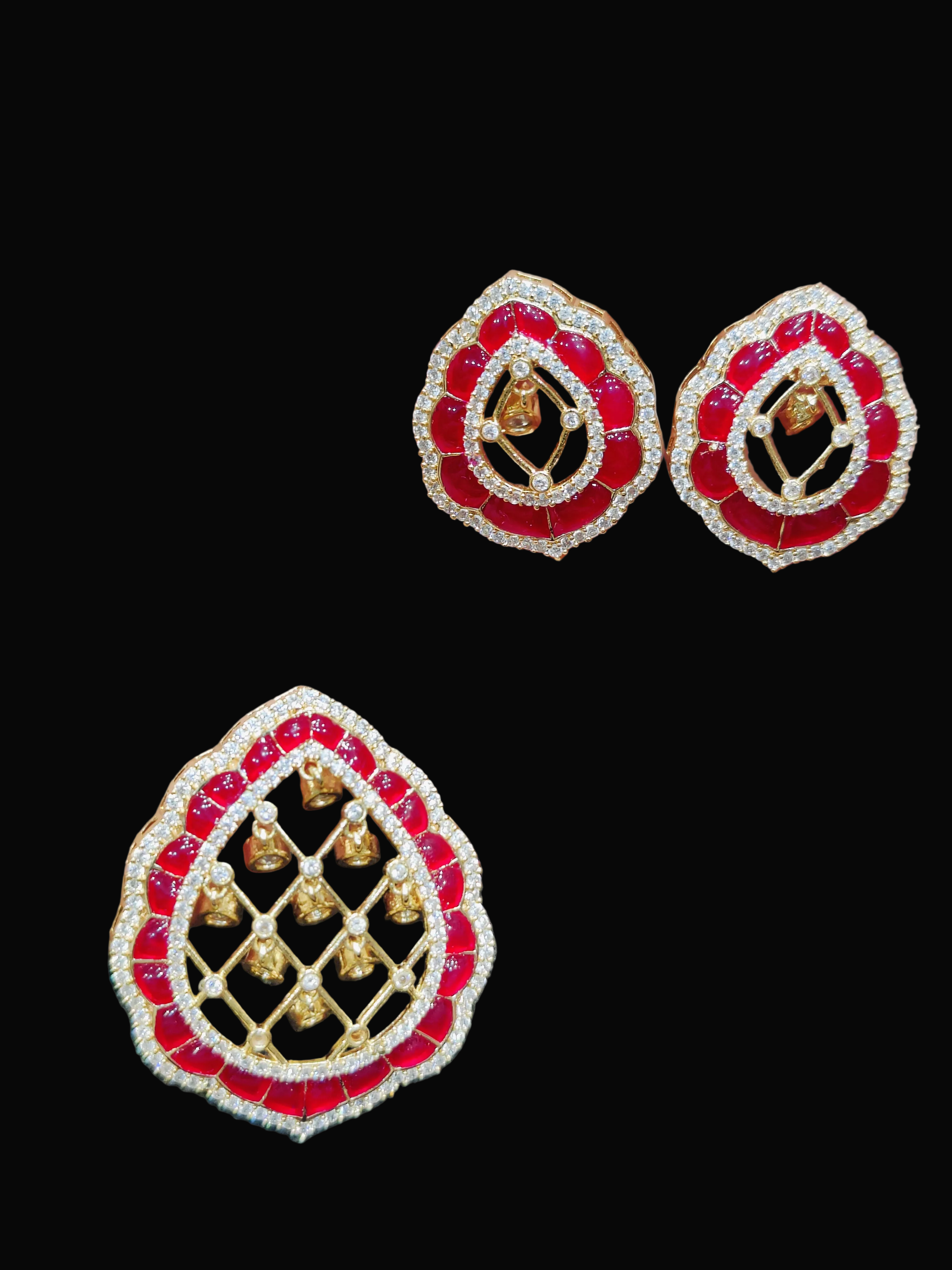 Pendant earring set ||1 set packing