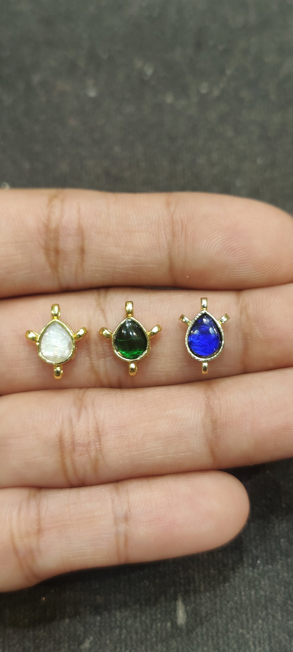 Single Stone Jadau Kundan|| 12 piece packing & 100 piece packing