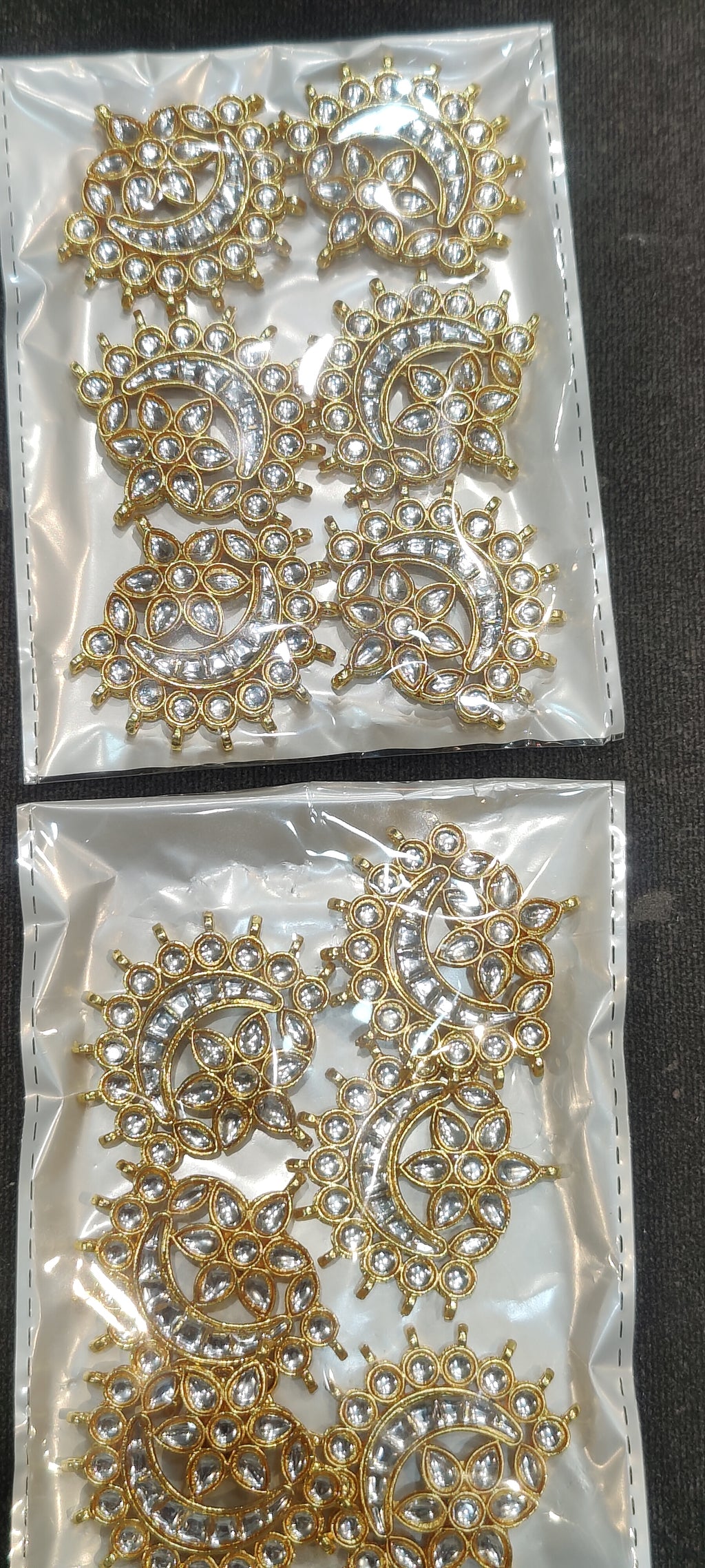 Meena Kundan Pendant|| Six piece packing