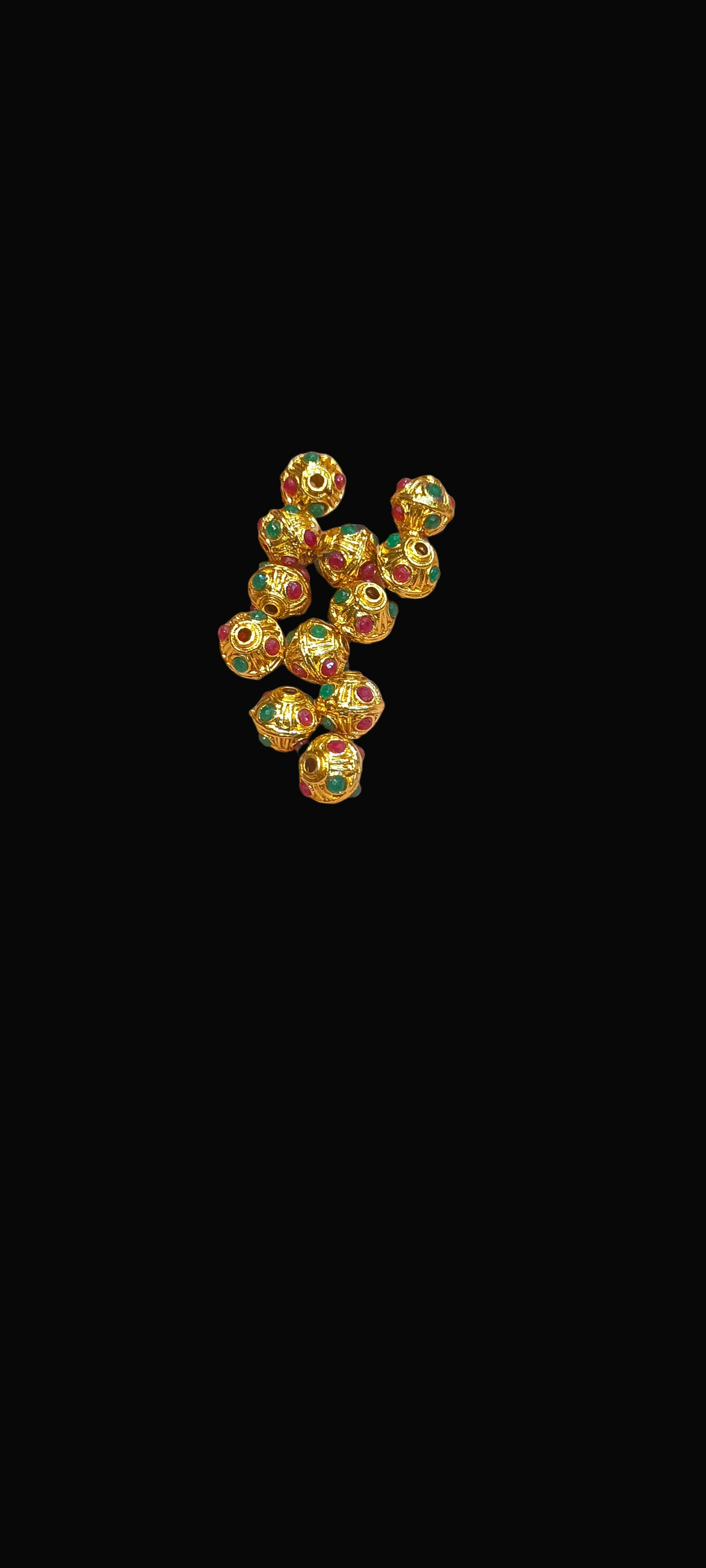 8mm brass balls || anti tarnish||12pcs pack ||