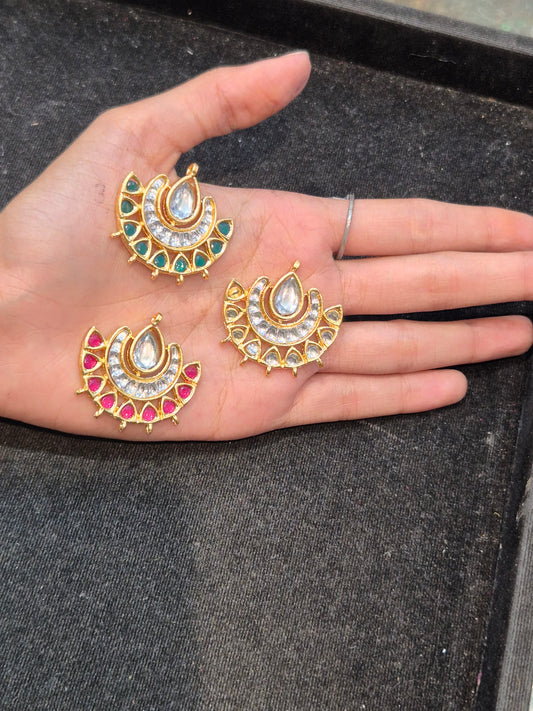 Meena kundan || 12 pieces pack ||