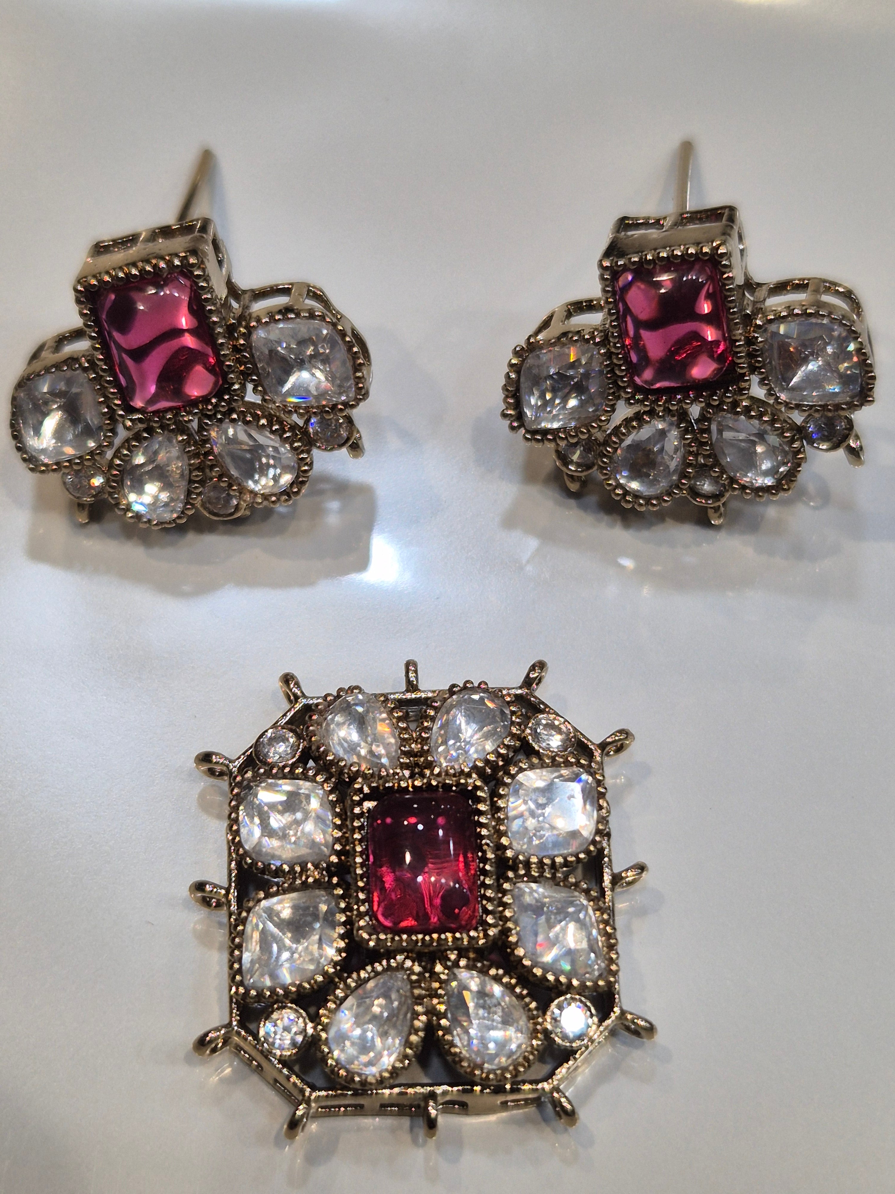 Victorian pendant set || 1 set packing