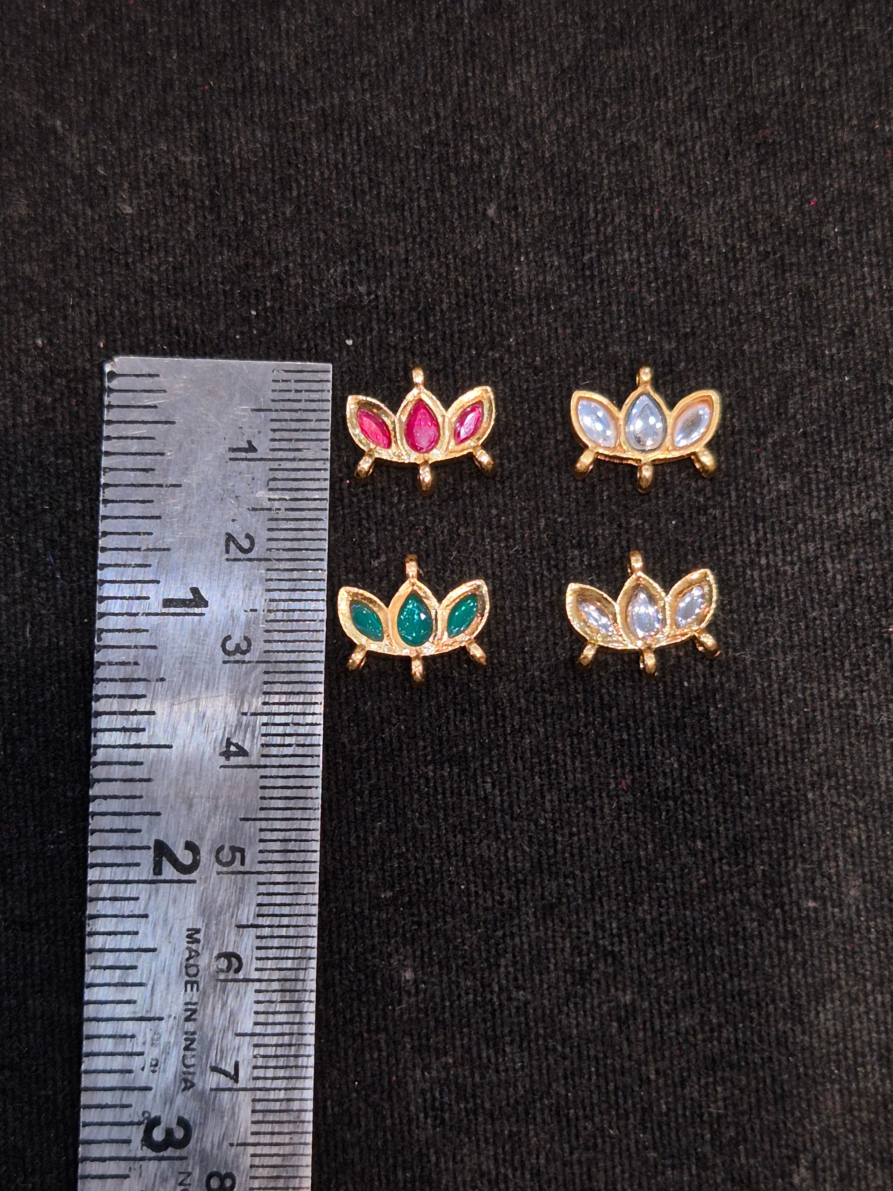 Meena kundan || 12 piece pack ||