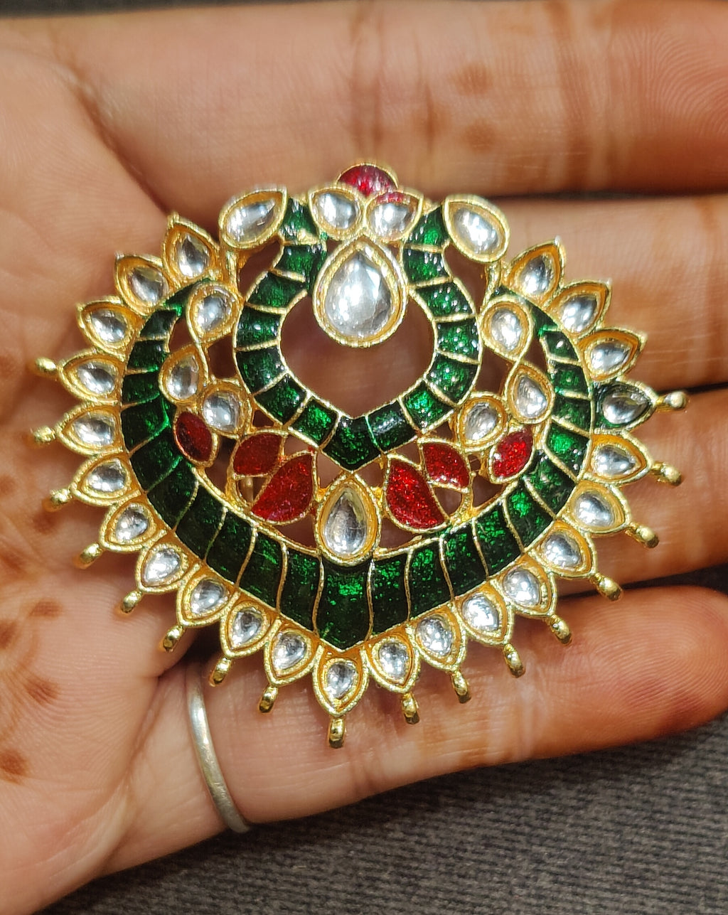 Meena kundan Pendant || Single piece packing