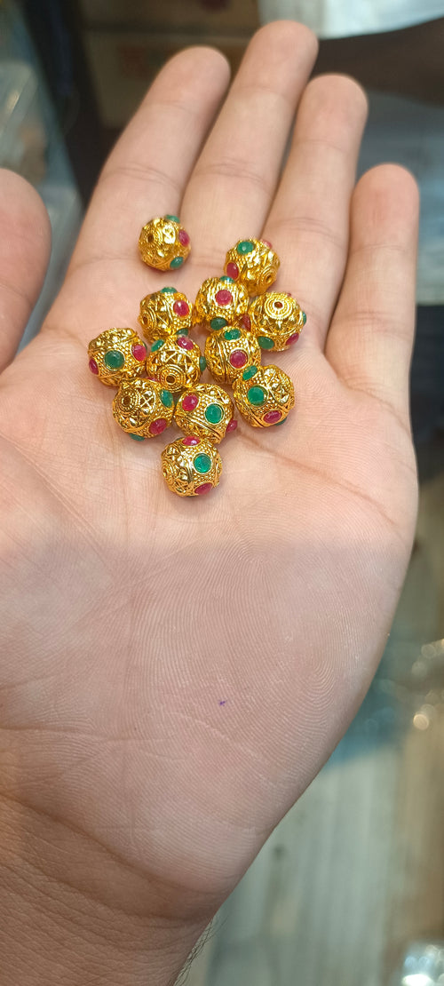 10mm brass balls|| anti tarnish || 12 pcs pack ||