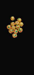 10mm brass balls|| anti tarnish || 12 pcs pack ||