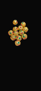 10mm brass balls|| anti tarnish || 12 pcs pack ||