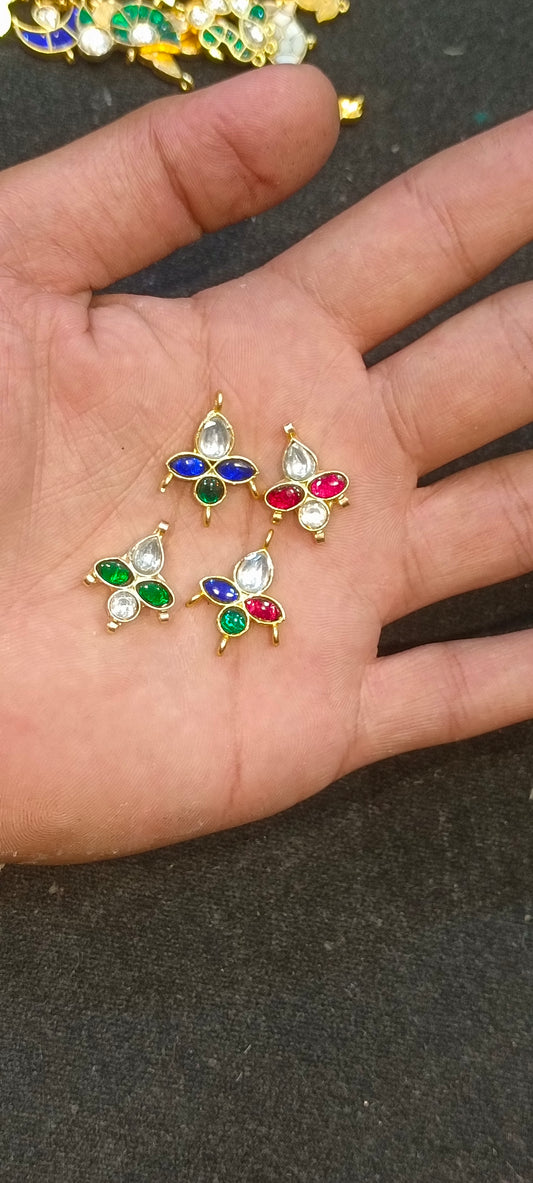 Jadau kundan||1 piece and||6 pieces pack||